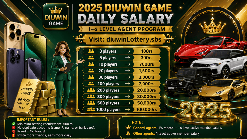 Diuwin Agent Salary Chart